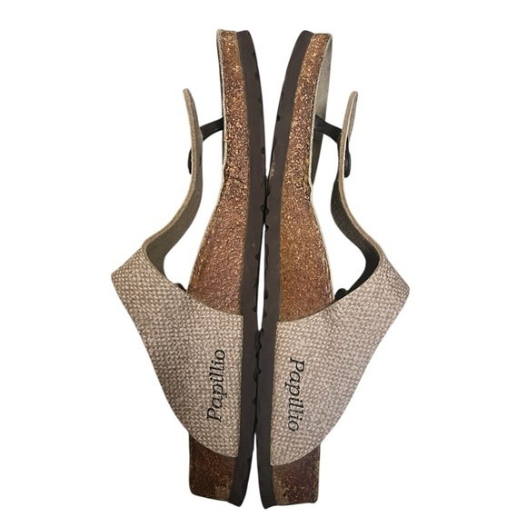 Birkenstock Papillio gizeh tan textured leather sandals - Picture 5 of 12